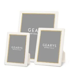 Piero Leather Frame, Shadow White