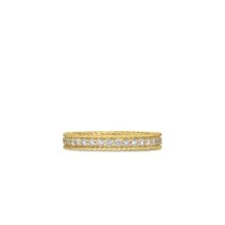 Symphony Princess Ring, Yellow Gold