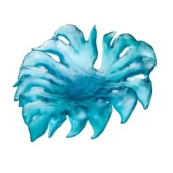 Monstera Bowl, Turquoise