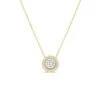 Siena 18K Yellow & White Gold Pave Dot Necklace, Small 2 Siena 18K Yellow & White Gold Pave Dot Necklace, Small -Home Decor Shop 1000 0035