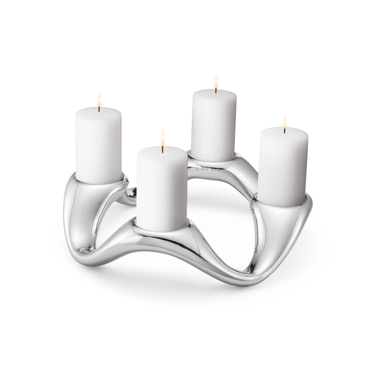 Georg Jensen Cobra 4 Pillar Candleholder 3 Georg Jensen Cobra 4 Pillar Candleholder