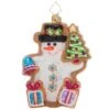 Gingerbread Snowman Ornament