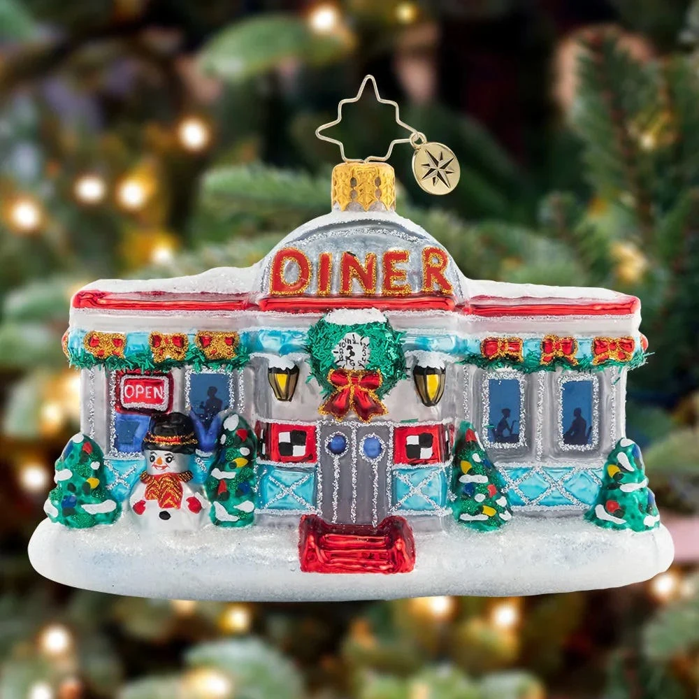 Christmas At The Diner Ornament 4 Christmas At The Diner Ornament - Image 2