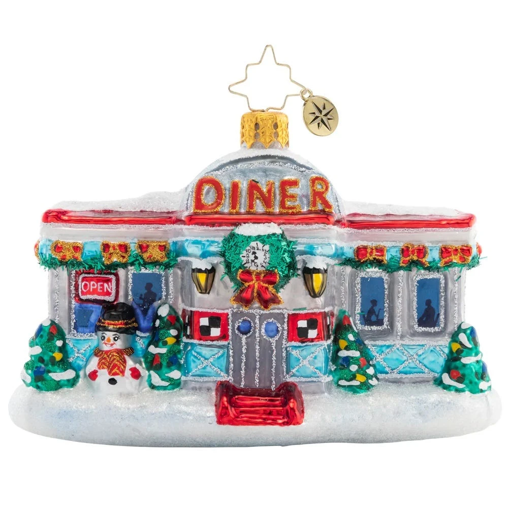 Christmas At The Diner Ornament 3 Christmas At The Diner Ornament