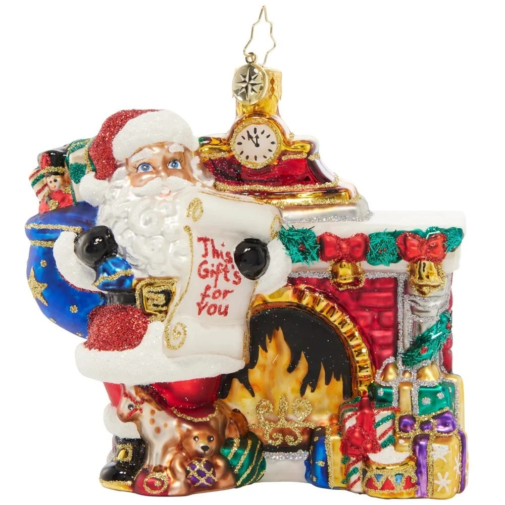 Nice List Santa Ornament 3 Nice List Santa Ornament
