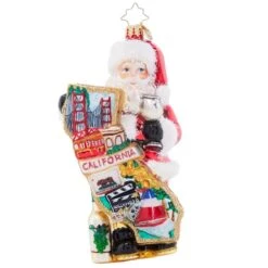 Cali Claus Ornament