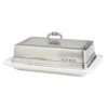 Convivio Double Covered Butter Dish With White Base 1 Convivio Double Covered Butter Dish With White Base -Home Decor Shop 102972