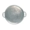 Round Pewter Tray With Handles 1 Round Pewter Tray With Handles -Home Decor Shop 103008