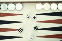 Firenze Backgammon Game Set, Cream -Home Decor Shop 1208.061.027 5