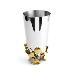 Golden Ginkgo Vase -Home Decor Shop 132112 golden ginkgo vase 12702 0198 2
