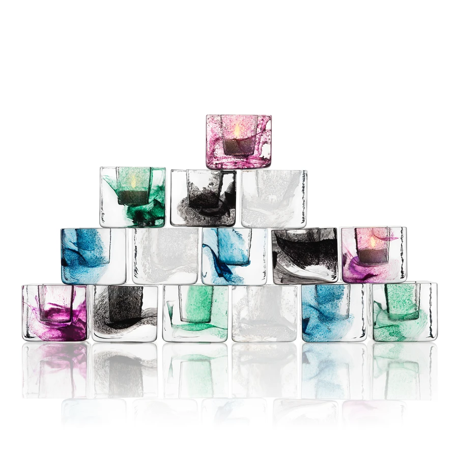 Kosta Boda Brick Black Votive 4 Kosta Boda Brick Black Votive - Image 2