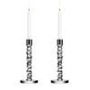 Orrefors Carat Candlestick, Pair -Home Decor Shop 153788
