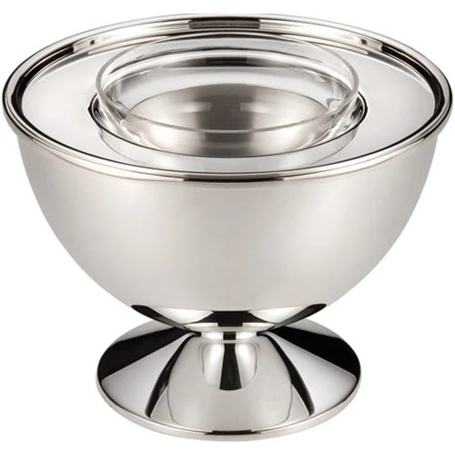 SAINT JAMES Vienna Silverplate Caviar Server 3 SAINT JAMES Vienna Silverplate Caviar Server