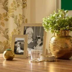 Classic Croc Leather Frame, Fawn -Home Decor Shop 18220010 classic croc leather frame lifestyle 1