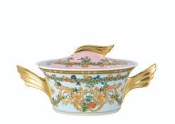 Versace Butterfly Garden Covered Vegetable Bowl