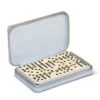Enzo Travel Domino Set, Hydrangea Blue -Home Decor Shop 22122096 enzotraveldominoset hydblue 2799 0938