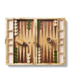 Croc Backgammon Set With Dice, Verde 7 Croc Backgammon Set With Dice, Verde -Home Decor Shop 22220034 crocleatherbackgammon verde 2