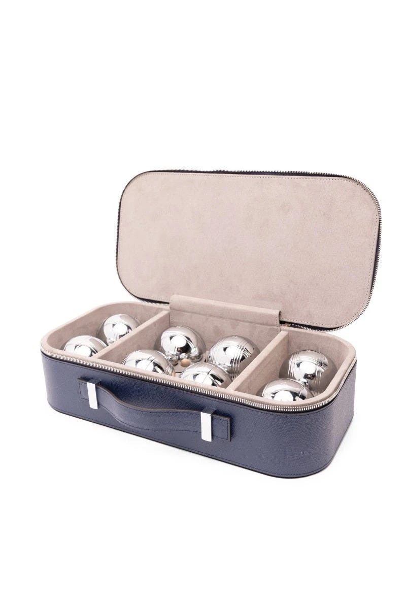 Liverpool Bocce Game Set, Navy Blue 4 Liverpool Bocce Game Set, Navy Blue - Image 2