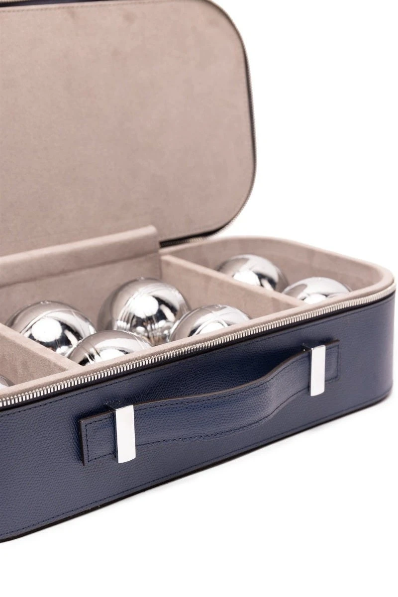 Liverpool Bocce Game Set, Navy Blue 5 Liverpool Bocce Game Set, Navy Blue - Image 3