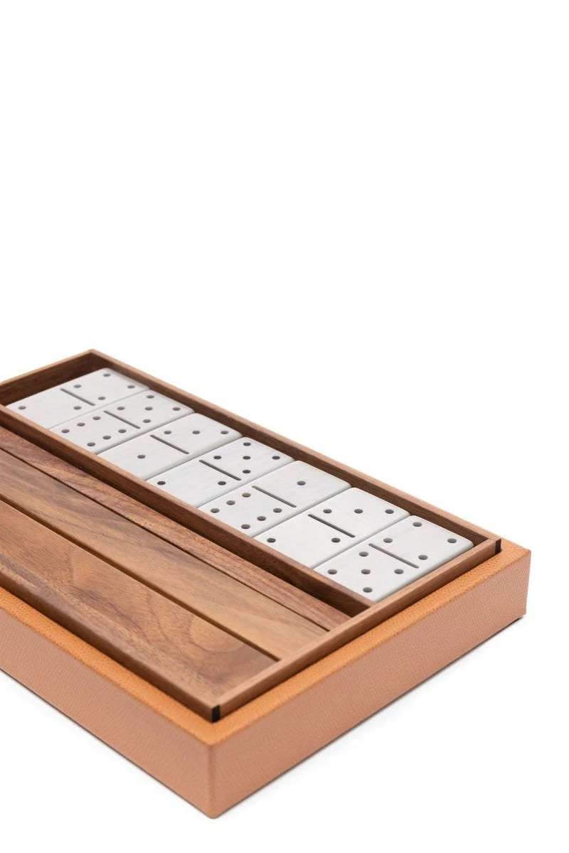 Liverpool Dominoes Set, Camel 4 Liverpool Dominoes Set, Camel - Image 2