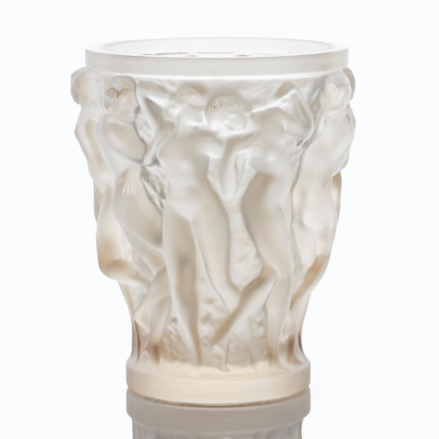 Lalique Small Bacchantes Vase 3 Lalique Small Bacchantes Vase