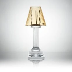 Carmen Amber Candle Lamp