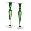 Emerald Candlesticks, Pair 1 Emerald Candlesticks, Pair -Home Decor Shop 2504 1117