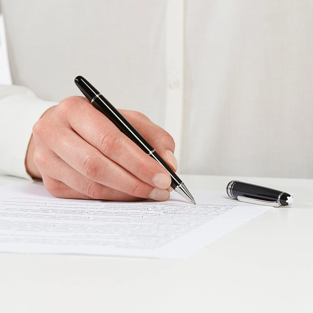 MONTBLANC Meisterstück Platinum Coated Classique Rollerball 6 MONTBLANC Meisterstück Platinum Coated Classique Rollerball - Image 4