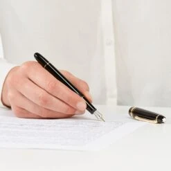 MONTBLANC Meisterstück Gold Coated Classique Fountain Pen -Home Decor Shop 2709 0192 106514 1000x1000 01