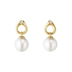 Georg Jensen Magic Earrings, Yellow Gold