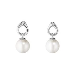 Georg Jensen Magic Earrings, White Gold
