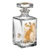 Golden Whisky Decanter With Gold Rabbit -Home Decor Shop 42 2040