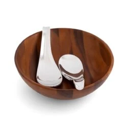 Yin Yang Salad Bowl With Servers