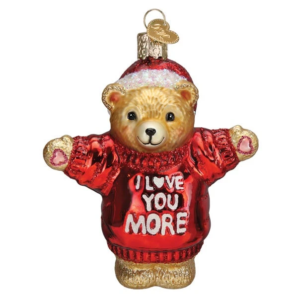 I Love You More Bear Ornament 3 I Love You More Bear Ornament