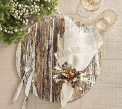 Wildwood Napkin Ring 7 Wildwood Napkin Ring -Home Decor Shop 42 3132 2023 fall kim seybert weathered pine