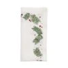 Evergreen Napkin, White, Red & Green 1 Evergreen Napkin, White, Red & Green -Home Decor Shop 42 3146 na2239196wrdgr white red green evergreen napkin folded