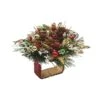 Winter Wreath Napkin Ring -Home Decor Shop 42 3148 nr2239234rdggd red green gold winter wreath napkin ring