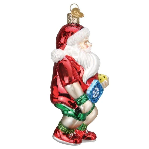Pickleball Santa Ornament 4 Pickleball Santa Ornament - Image 2