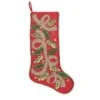 Holly Stocking In Red, Green & Gold -Home Decor Shop 42 3689 hl2239251rdggd red green gold holly stocking