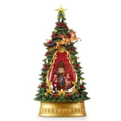 Nutcracker Ballet Musical Lighted Water Tree
