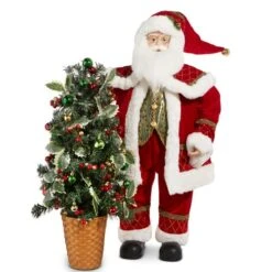 Santa With Tree