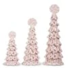 Pink Peppermint Trees, Set Of 3 -Home Decor Shop 4316051