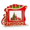 Lighted Santa Checking List Musical Water Sleigh -Home Decor Shop 4316931