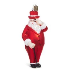 Tuxedo Santa Ornament
