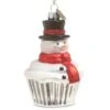 Melting Snowman Cupcake Ornament 2 Melting Snowman Cupcake Ornament -Home Decor Shop 4353139