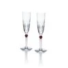 Harcourt Eve Champagne Flute With Red Knob, Pair 1 Harcourt Eve Champagne Flute With Red Knob, Pair -Home Decor Shop 5311 0577
