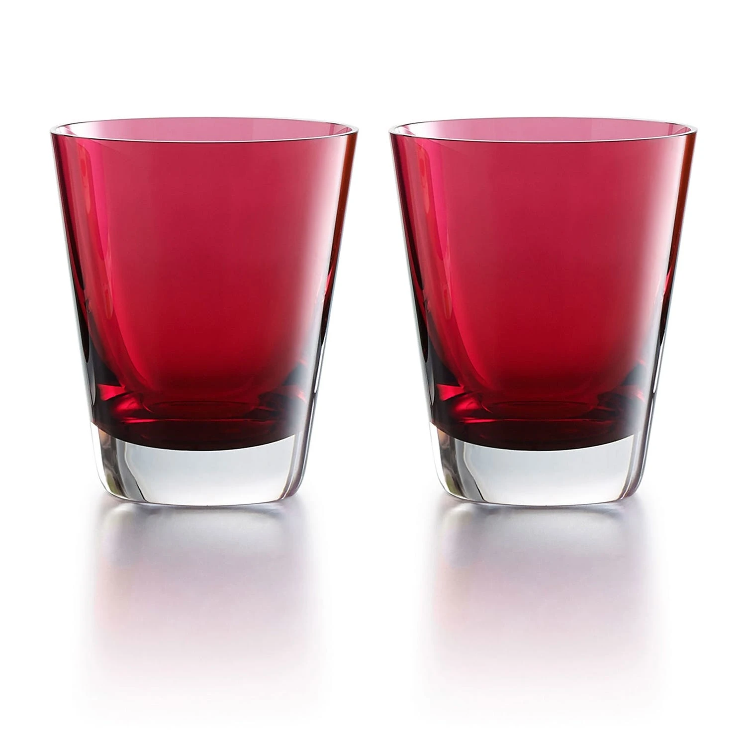 Mosaique Red Tumbler, Pair 3 Mosaique Red Tumbler, Pair