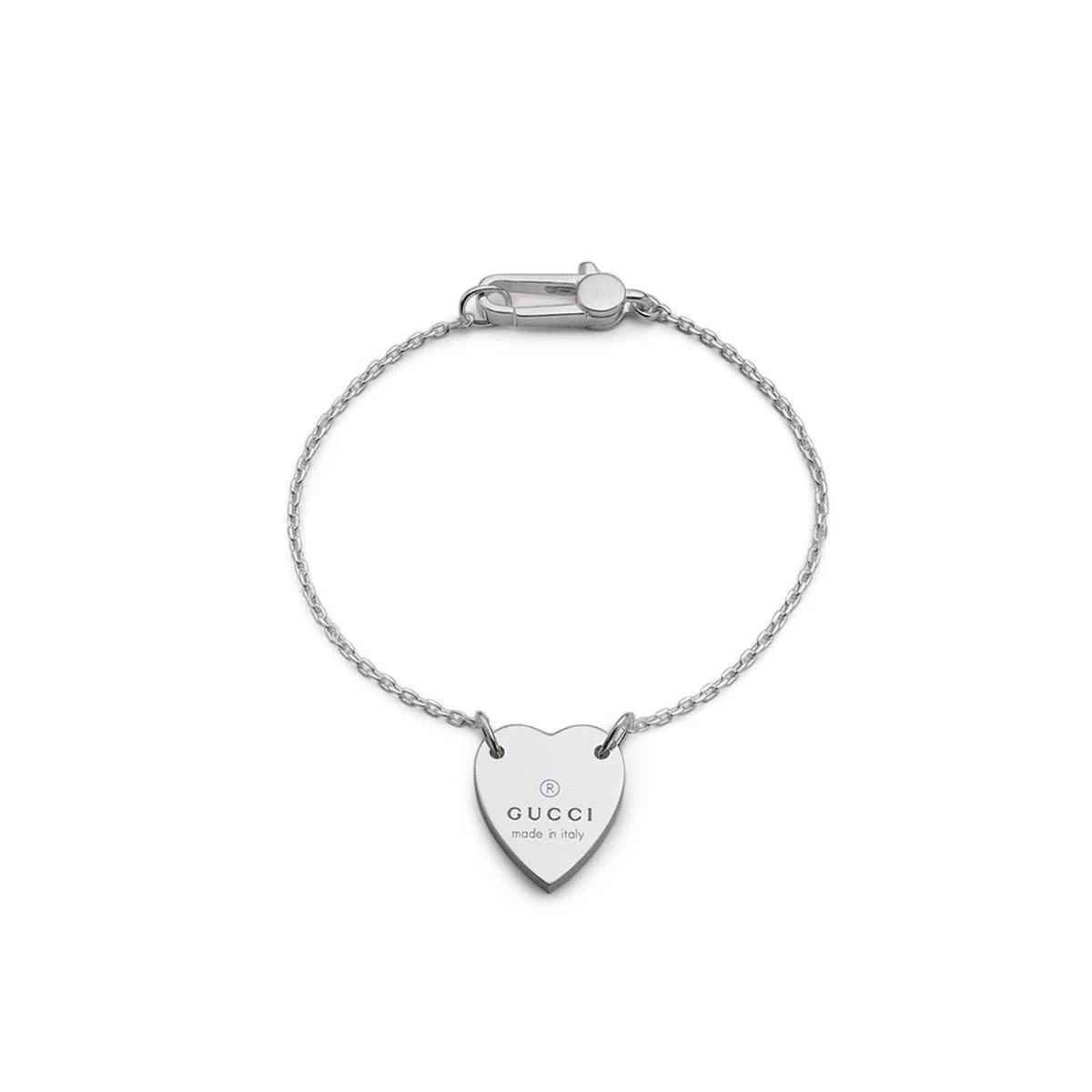 Trademark Heart Sterling Silver Bracelet 3 Trademark Heart Sterling Silver Bracelet