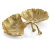 Ginkgo Leaves Double Dish -Home Decor Shop 6104 0203