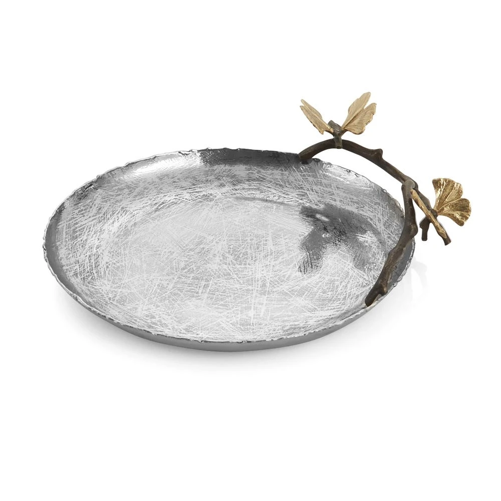 Butterfly Ginkgo Round Platter 3 Butterfly Ginkgo Round Platter